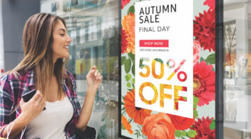 How digital signage drives retail traffic and sales