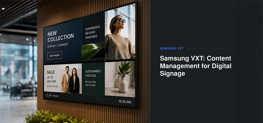 news-Samsung VXT- Content Management for Digital Signage