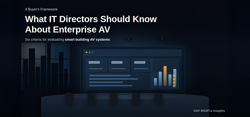 news-What IT Directors Should Know About Enterprise AV